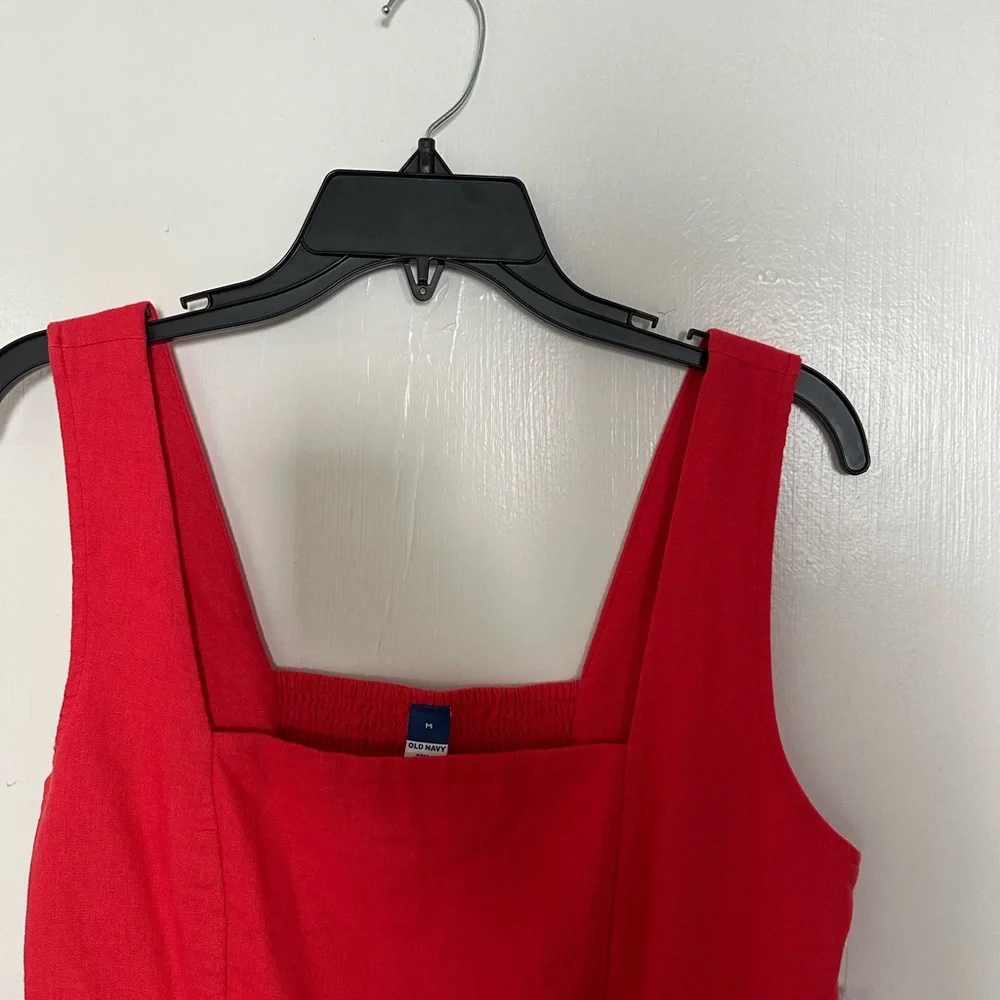 Old Navy Vibrant Red Mini Dress - Picture 3 of 5